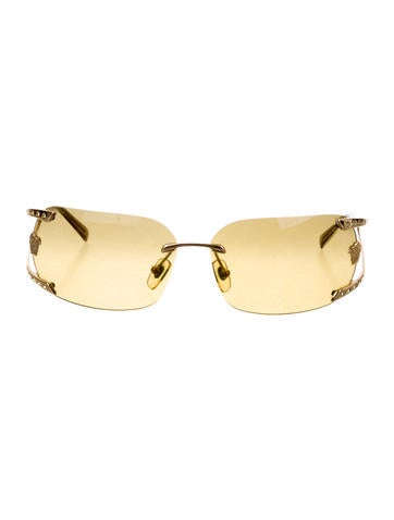 Versace Medusa Embellished Sunglasses