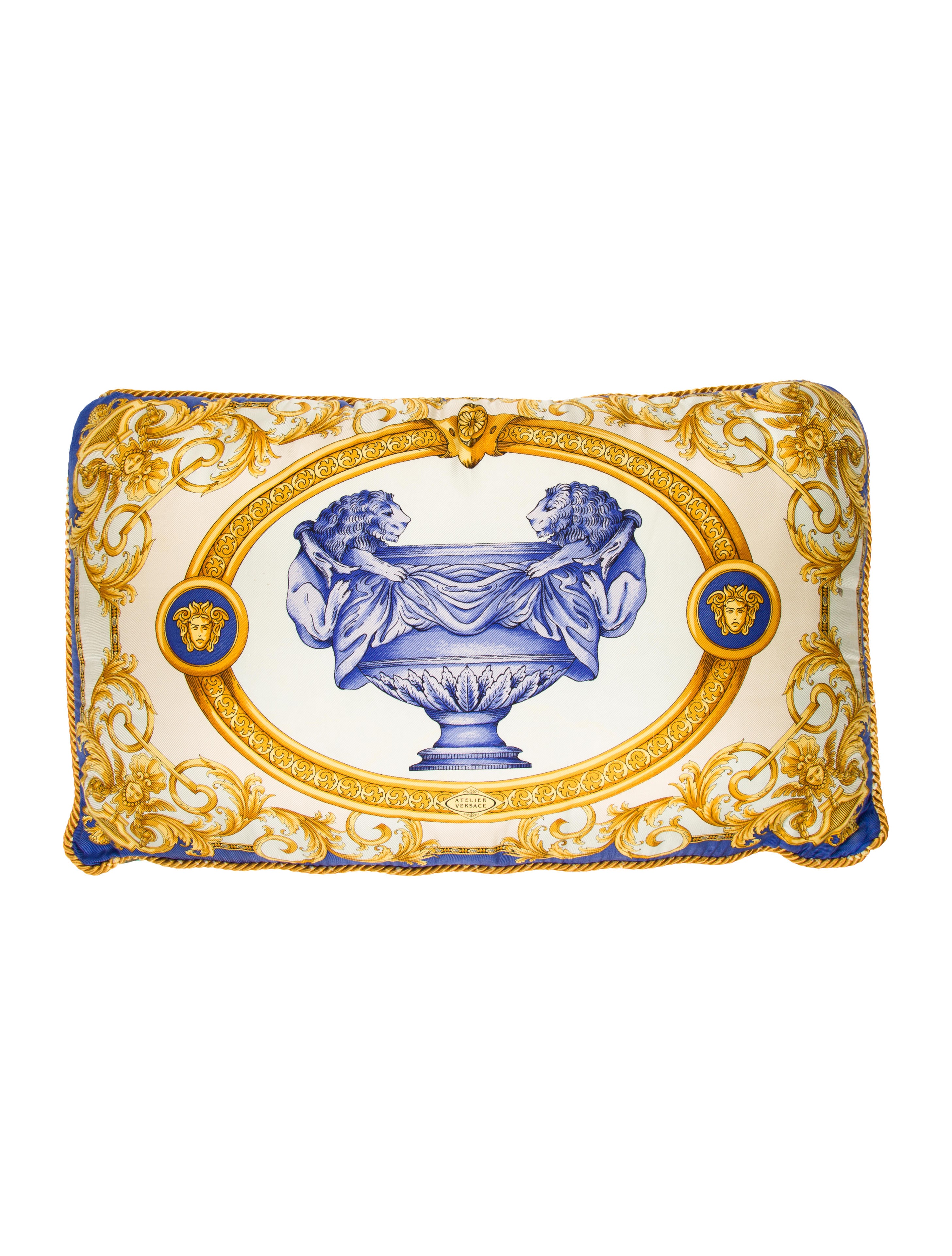 Versace Vintage Throw Pillow - Pillows And Throws - VES29045 The RealReal