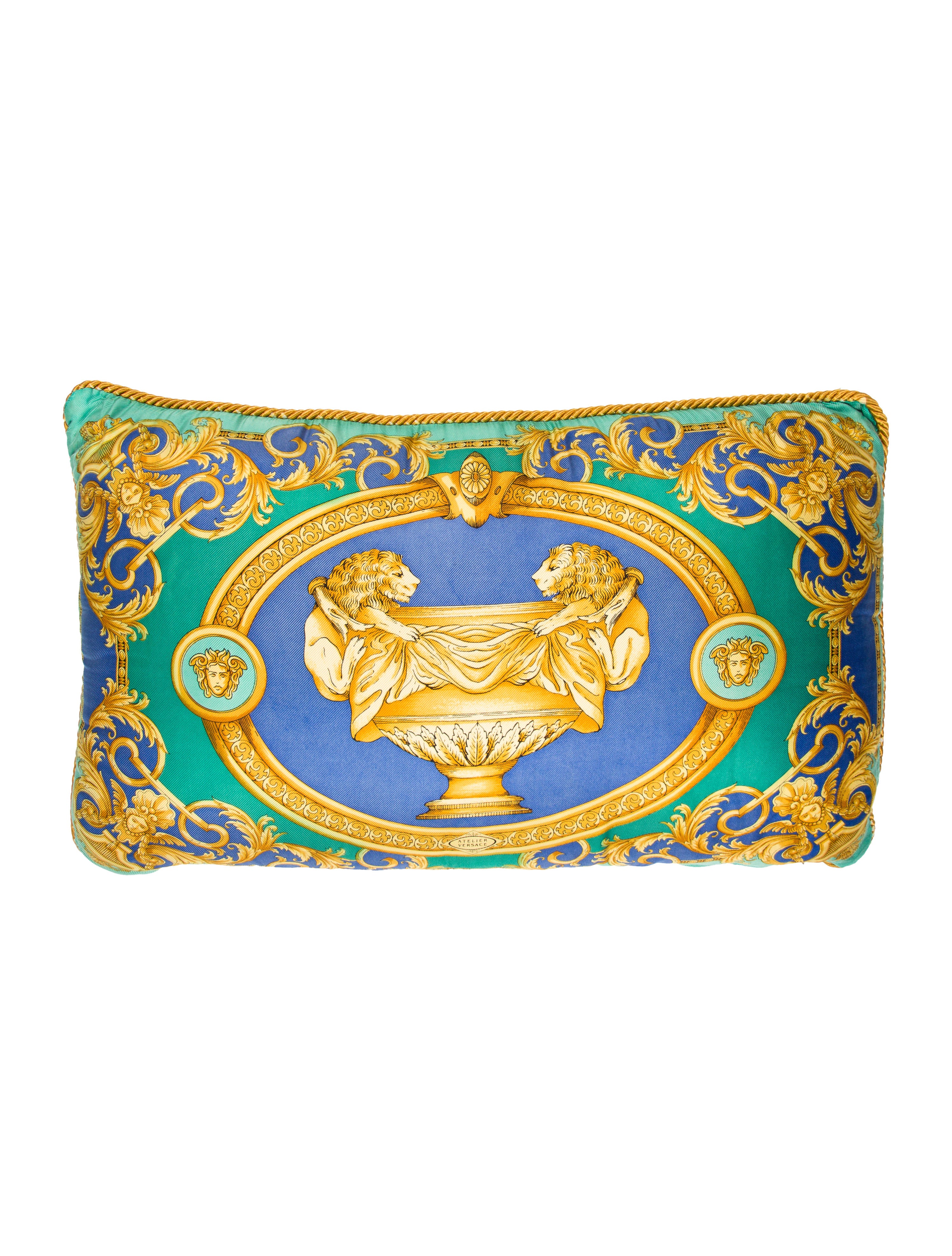 Versace Vintage Throw Pillow - Pillows And Throws - VES29045 The RealReal