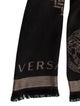 Versace Patterned Wool Scarf