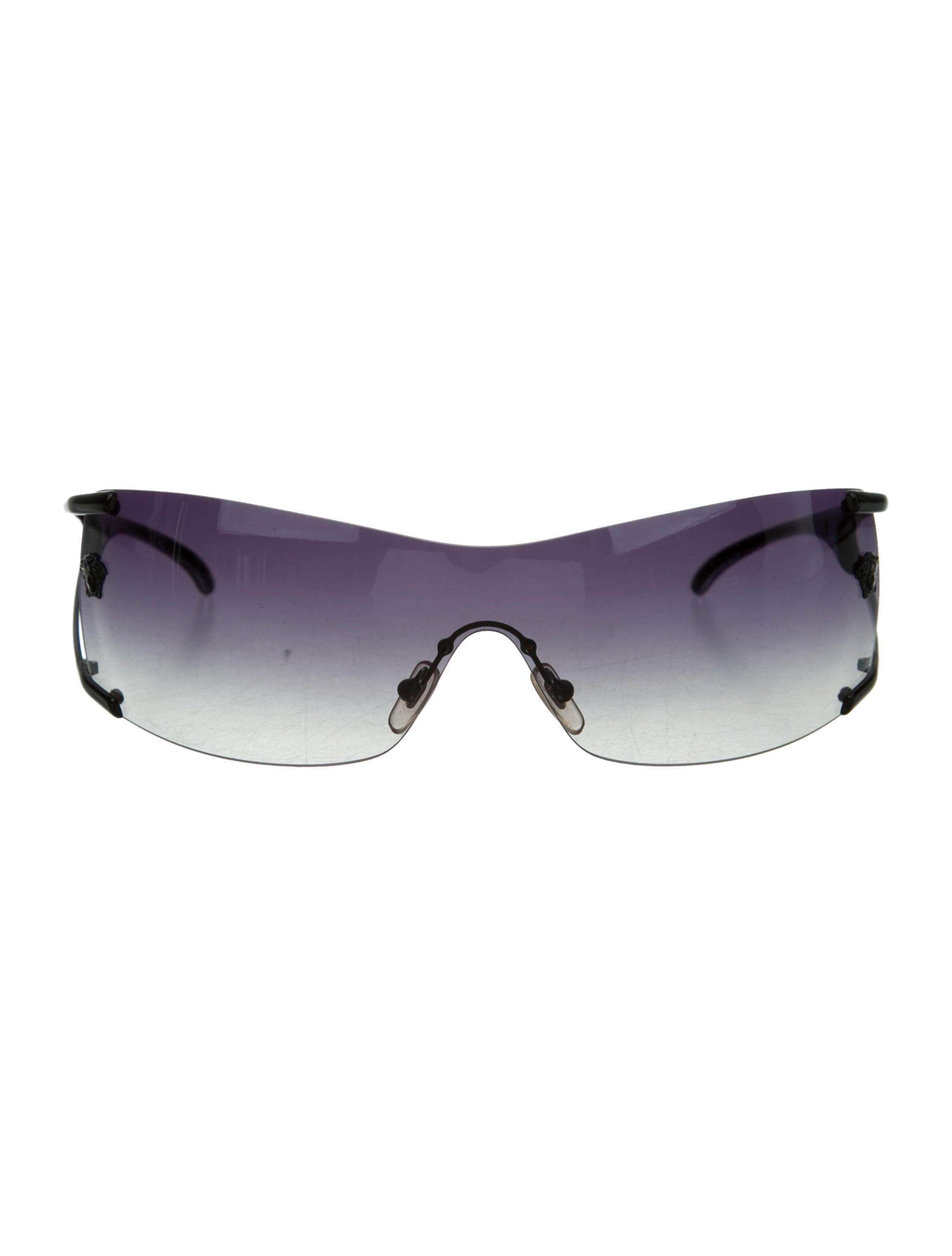 Versace Rimless Tinted Sunglasses Accessories VES30469 The RealReal