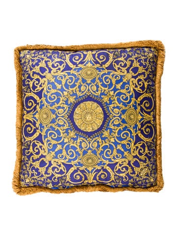 Versace Silk Throw Pillow - Pillows And Throws - VES30590 The RealReal