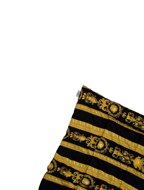Versace 6Piece Heritage Comforter & Medusa Throw Pillow Set Bedding