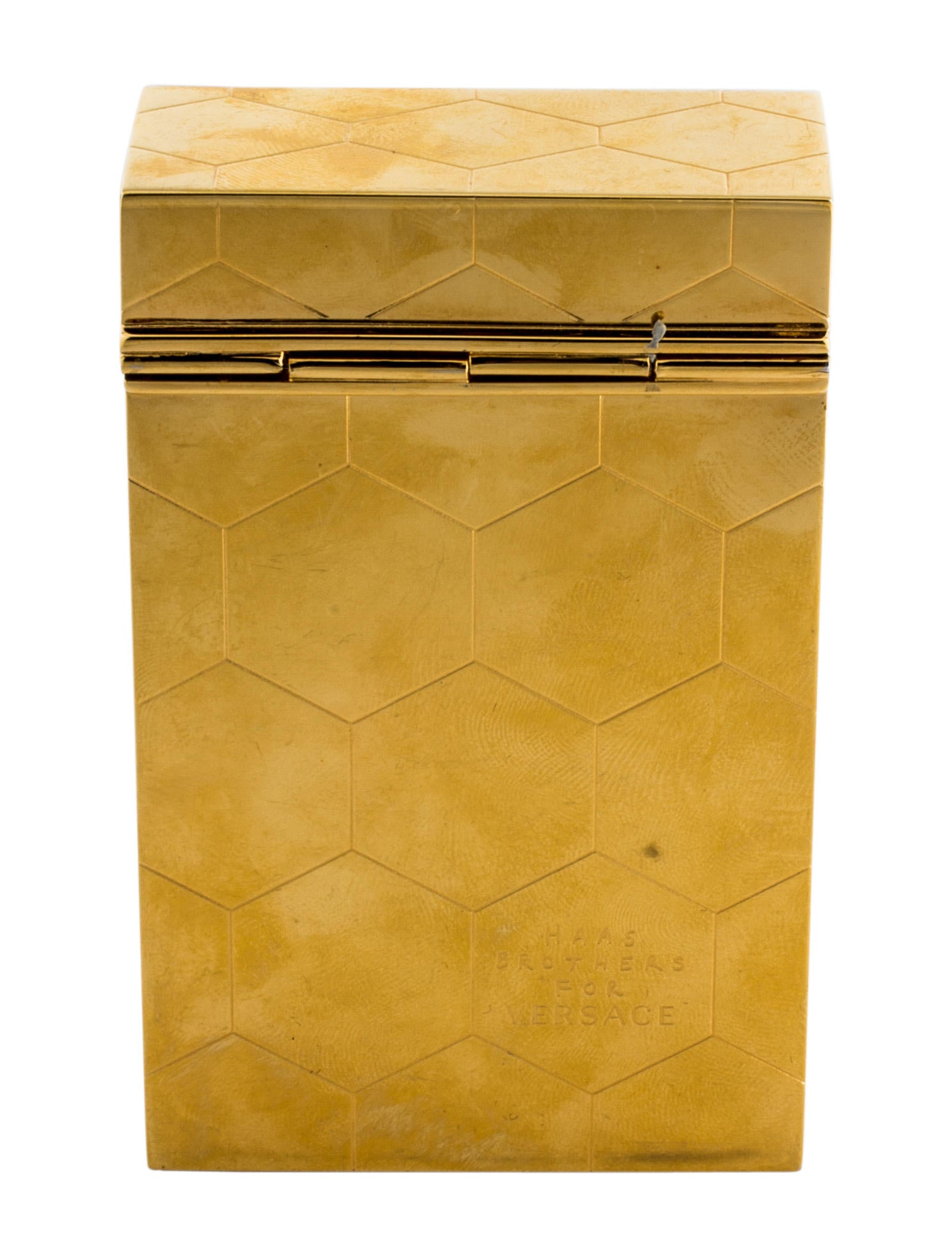 versace cigarette case Versace X Haas Brothers Medusa Cigarette Case - Gold Tech & Travel, Decor &  Accessories - VES30818