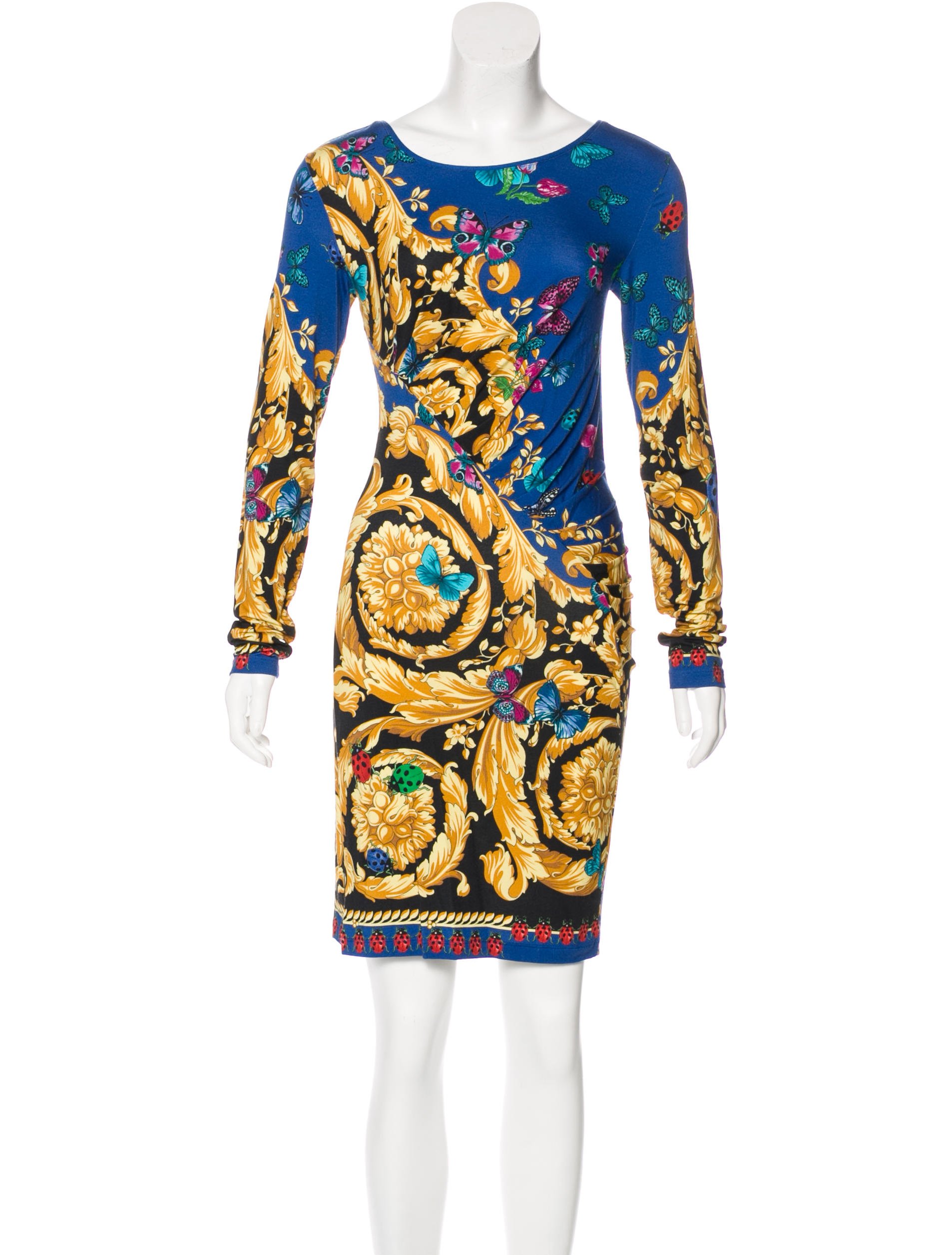 versace butterfly dress