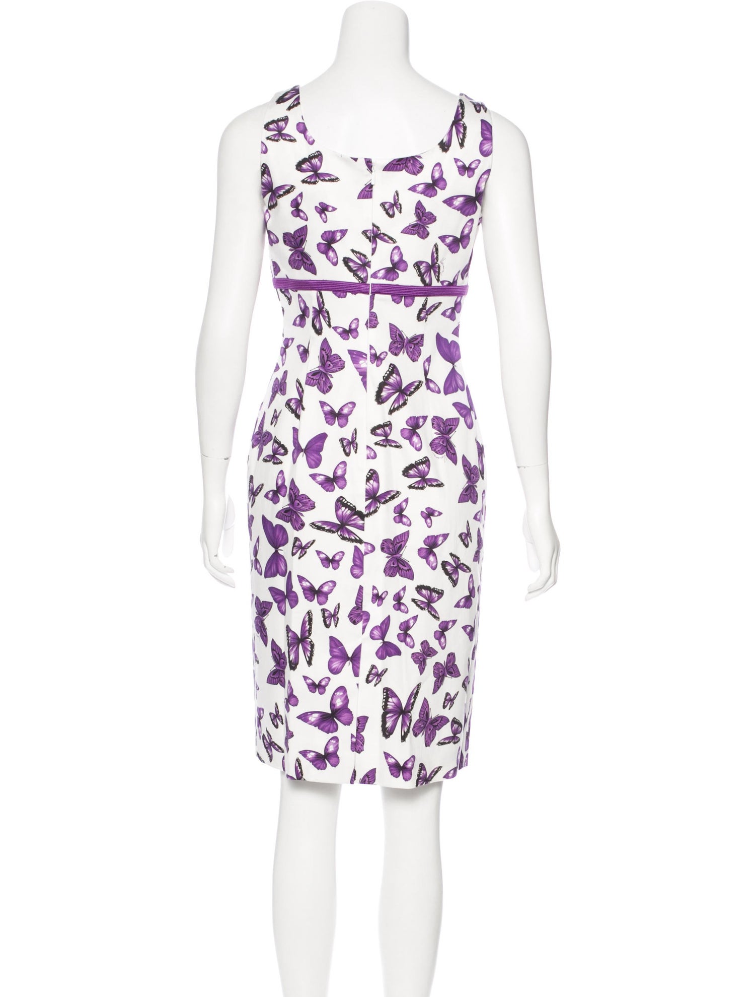 Versace Butterfly Print KneeLength Dress w/ Tags Clothing VES32661