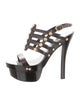 Leather Platform Sandals image 1