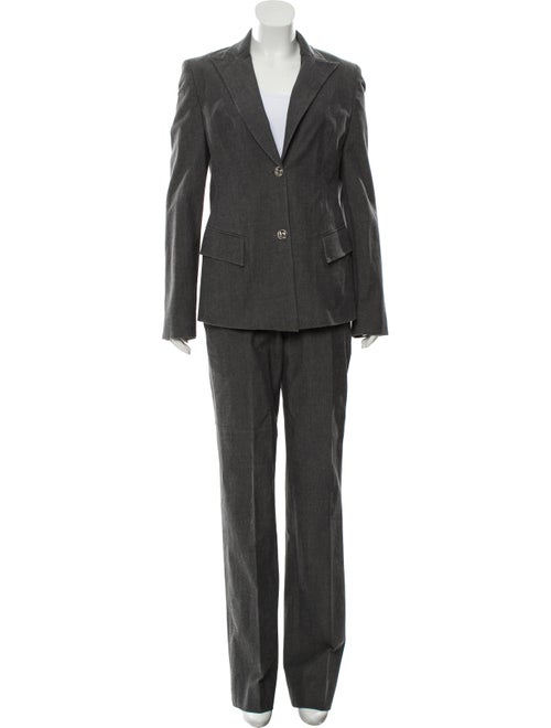 Versace Two-Piece Pantsuit Set Grey