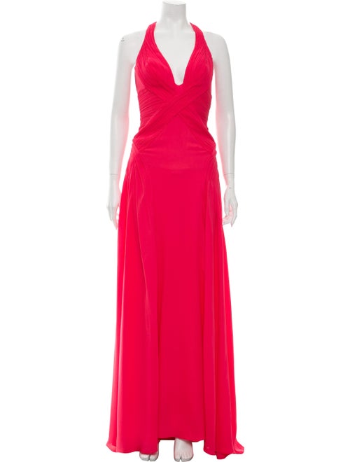 Versace Silk Maxi Gown Pink