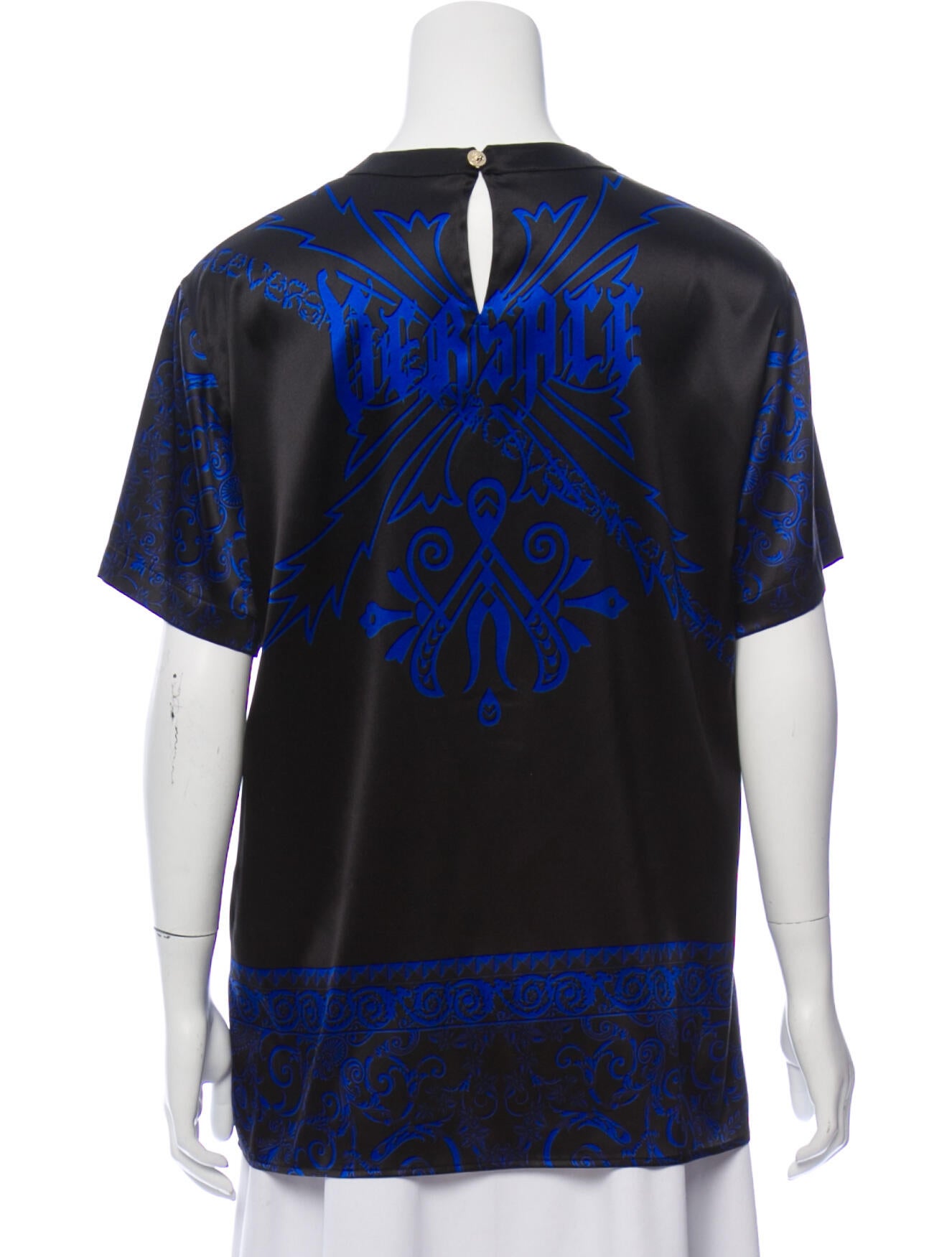 versace silk blouse