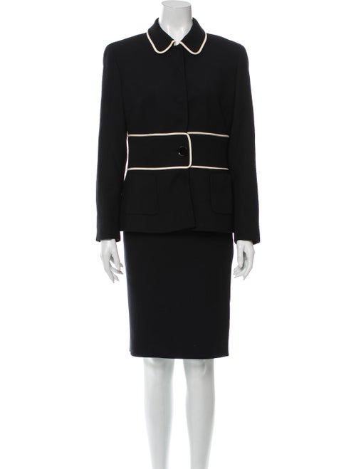 Versace Wool Skirt Set Wool