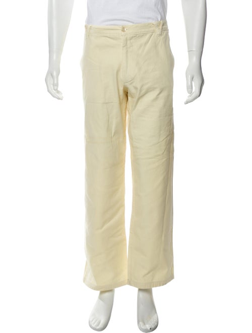 Versace Woven Relaxed Jeans yellow