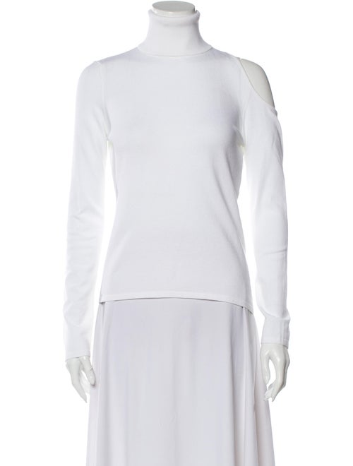 Versace Turtleneck Sweater White