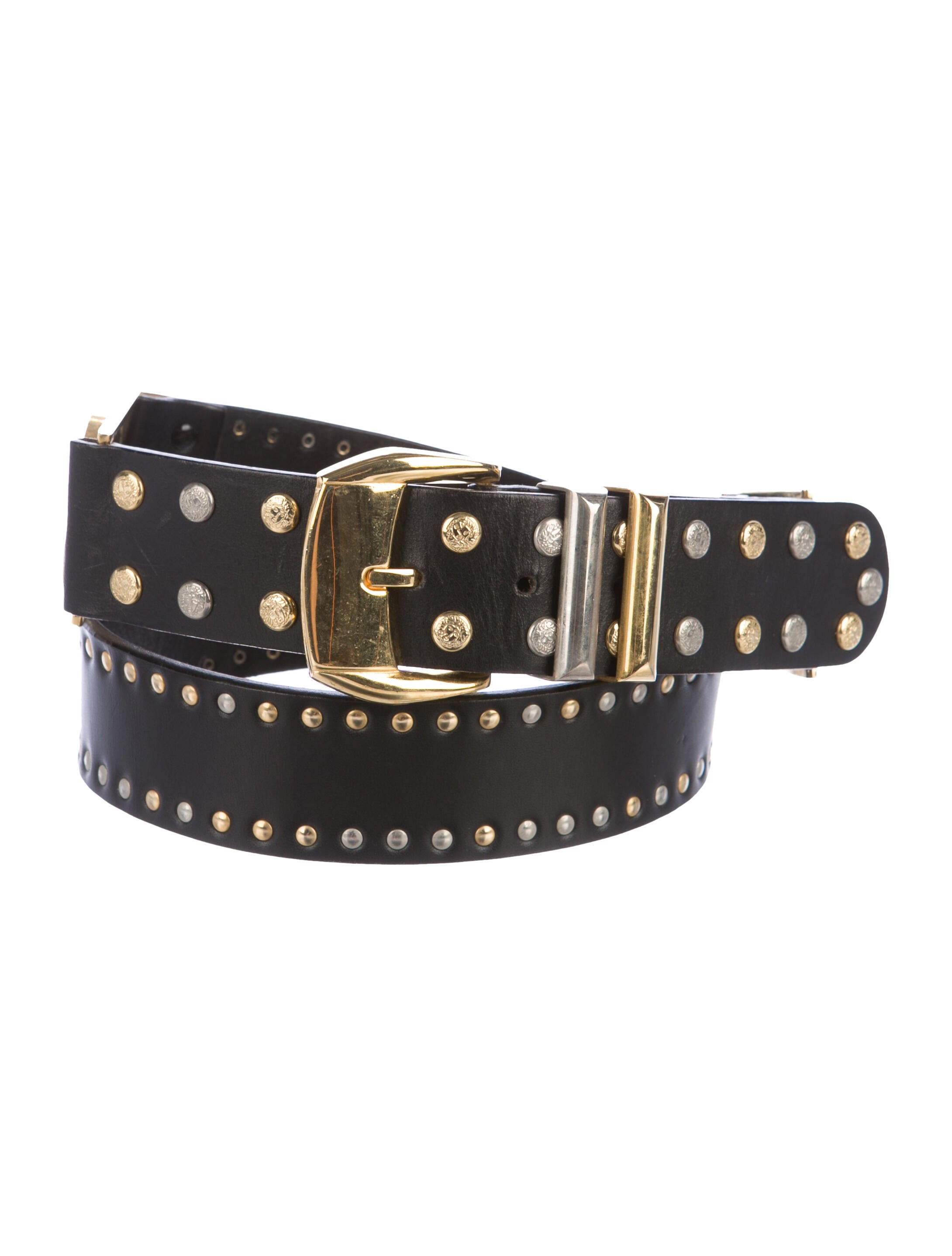 versace studded belt