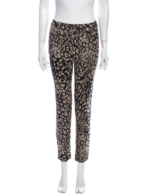 Versace Animal Print Skinny Leg Pants