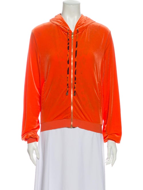 Versace Crew Neck Long Sleeve Sweatshirt Orange
