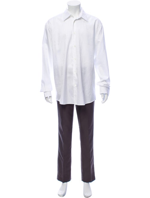 Versace Long Sleeve Dress Shirt White