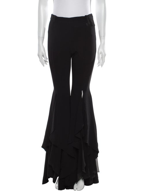 Versace Wide Leg Pants Black