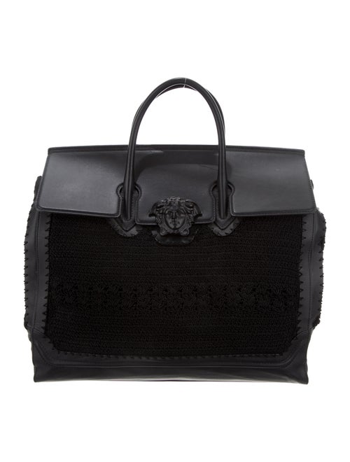Versace Large Palazzo Empire Medusa Tote Black