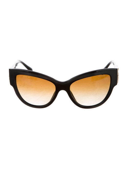 Versace Medusa Cat-Eye Sunglasses Black