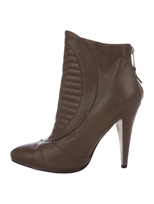 Versace Signature Logo Leather Boots