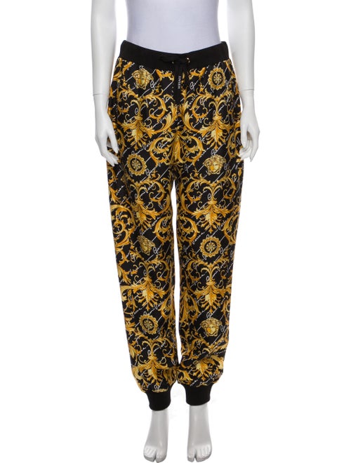 Versace Silk Printed Sweatpants w/ Tags