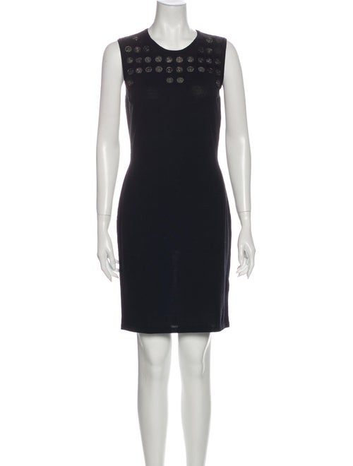 Versace Wool Mini Dress Wool