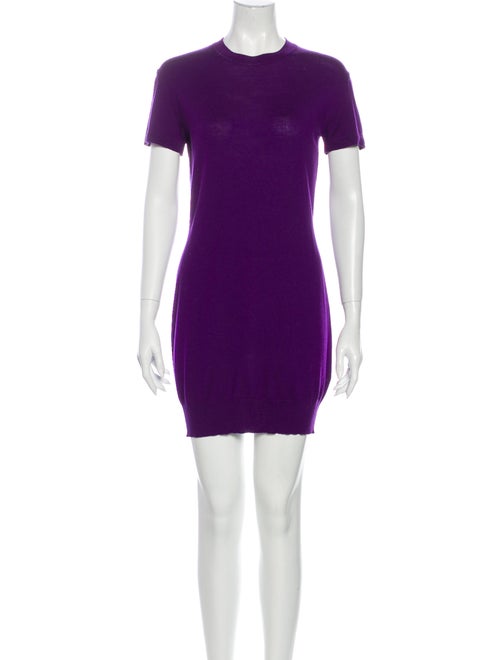 Versace Wool Mini Dress Wool