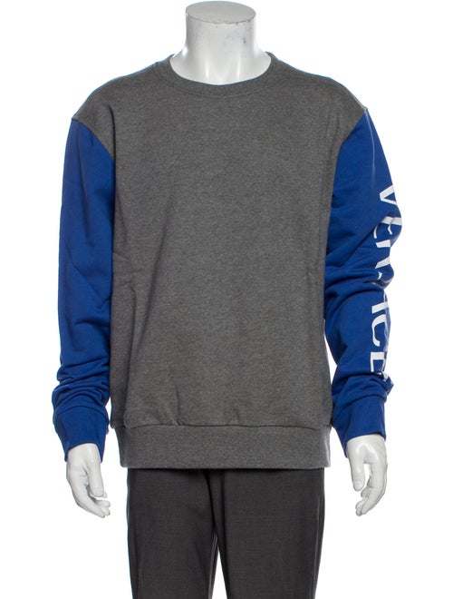 Versace Colorblock Pattern Crew Neck Sweatshirt Gr