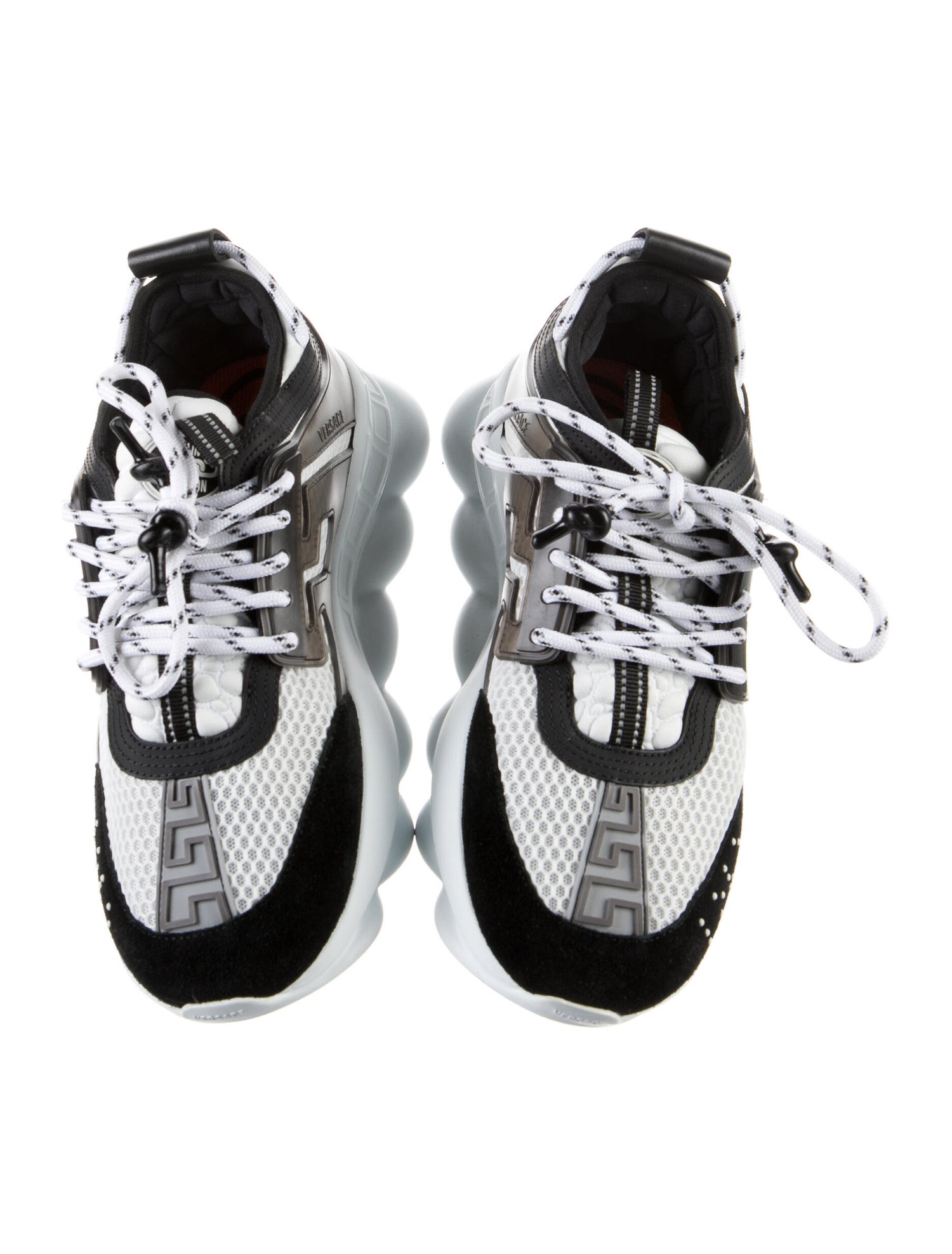 Versace Printed Sneakers Black Sneakers, Shoes VES73168 The RealReal