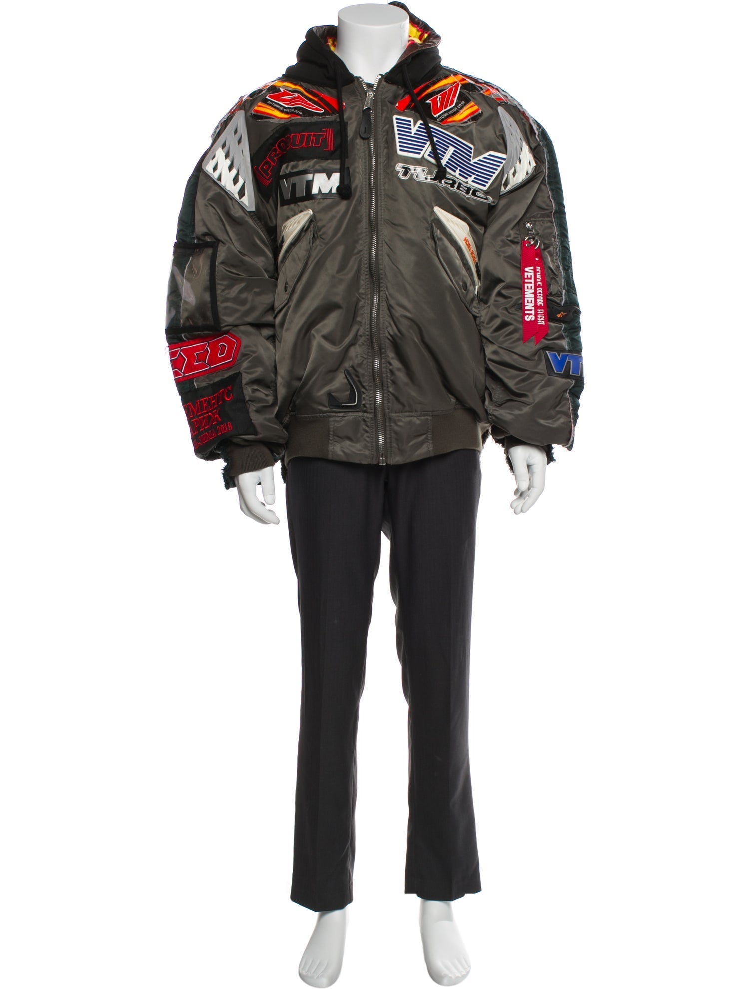 Vetements x Alpha Industries 2019 Graphic Print Parka