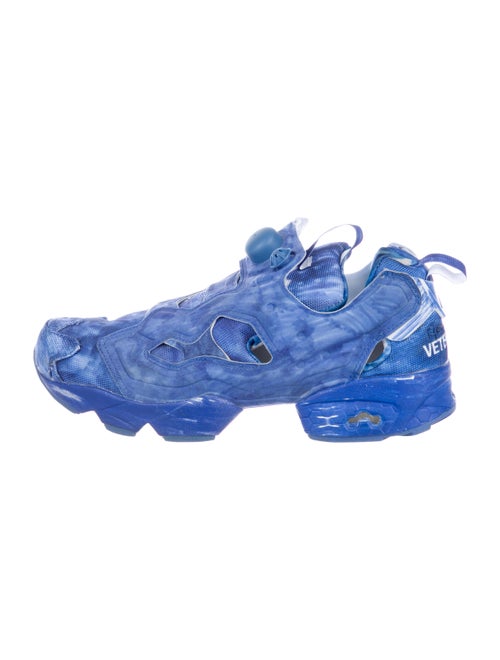 Vetements x Reebok Instapump Fury Sneakers blue
