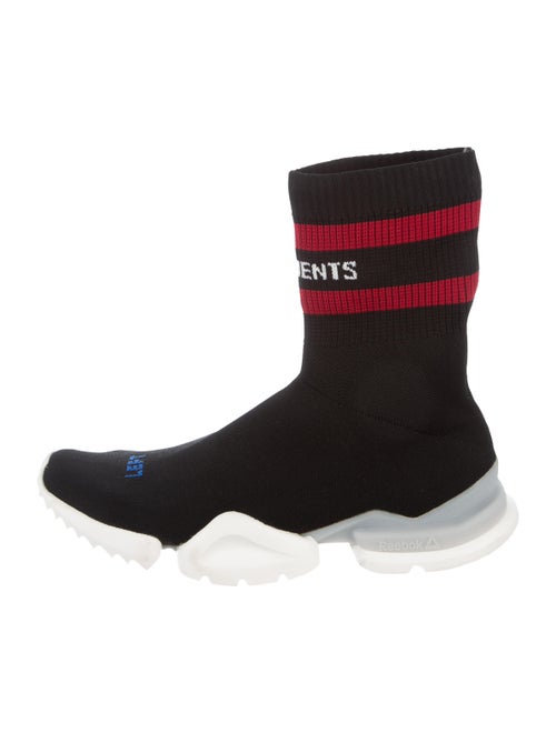 Vetements x Reebok Sock Pump High-Top Sneakers bla