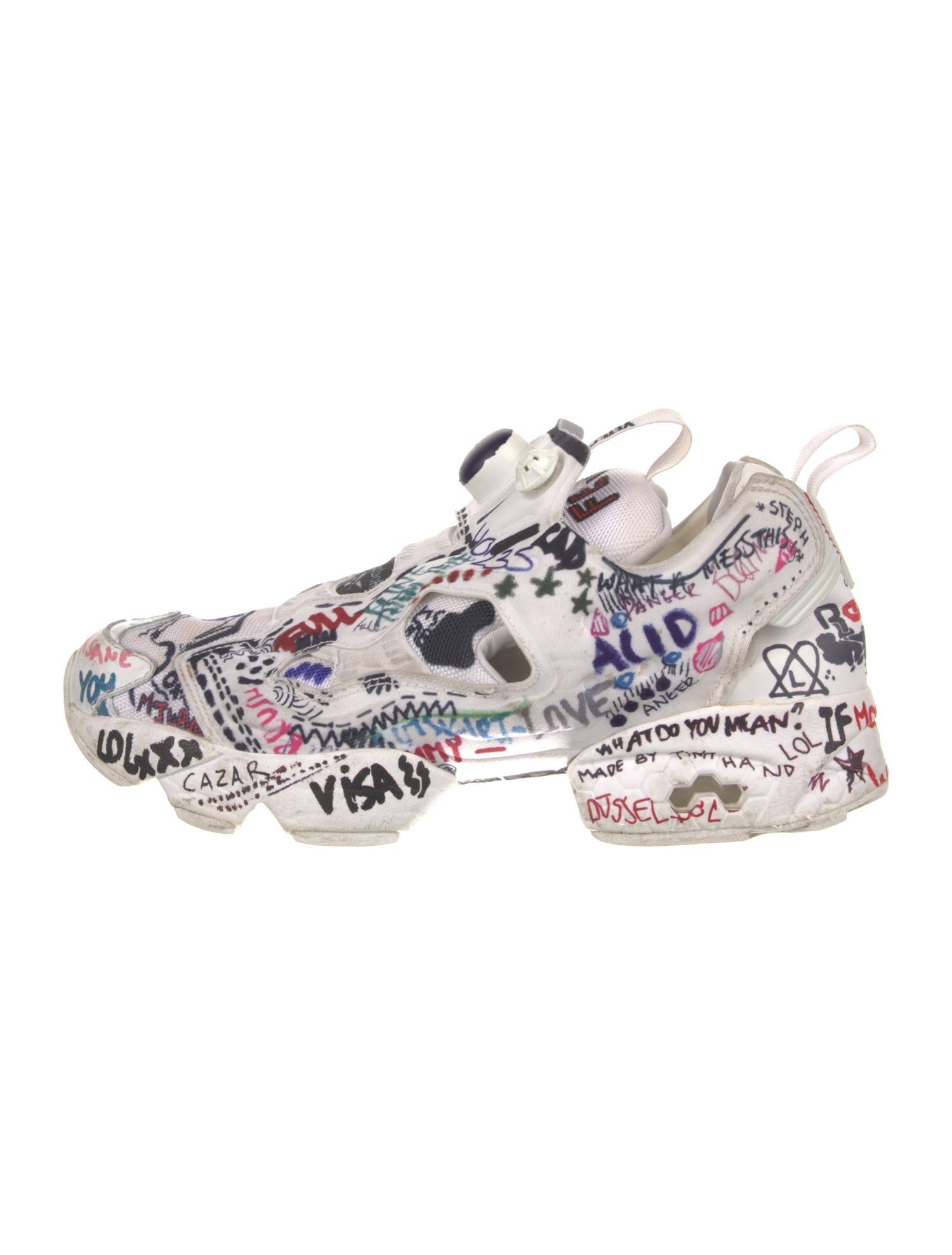 Vetements x Reebok Printed Chunky Sneakers