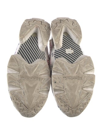 Vetements x Reebok Printed Cutout Accent Sneakers