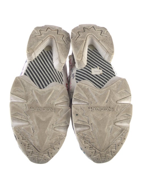 Vetements x Reebok Printed Cutout Accent Sneakers