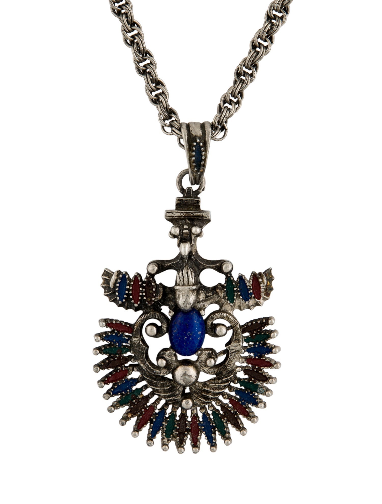 CASTLECLIFF Resin Pendant Necklace