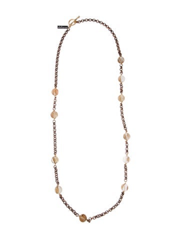 Deborah Gaspar Chain Station Necklace