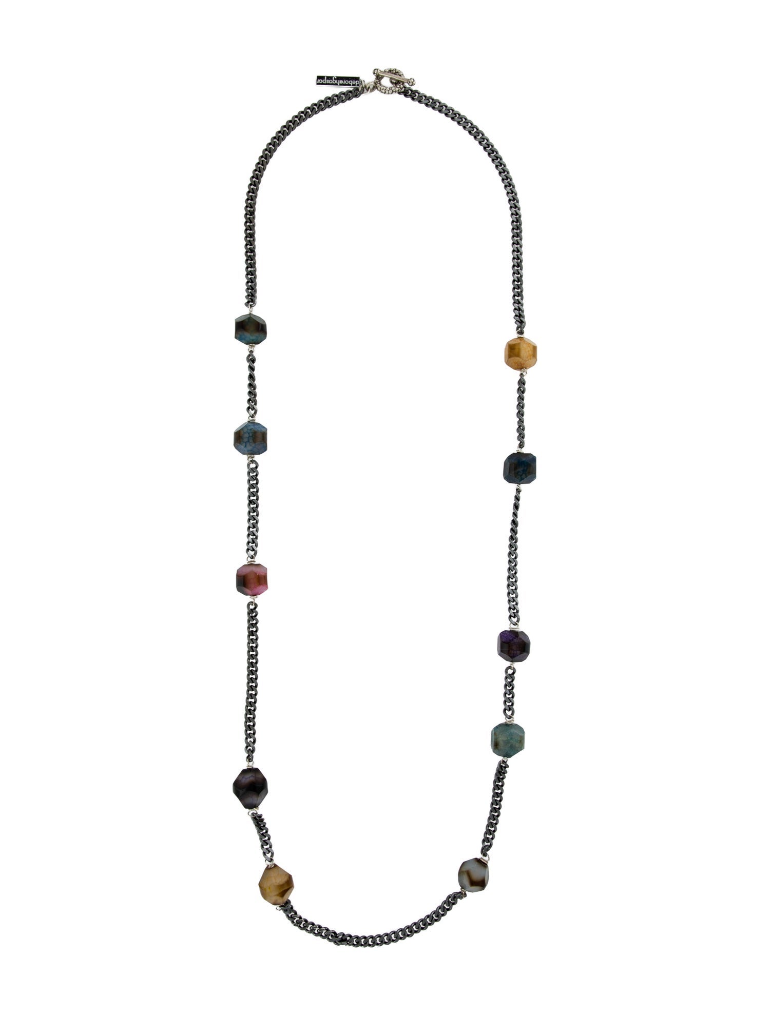 Deborah Gaspar Multistone Station Necklace