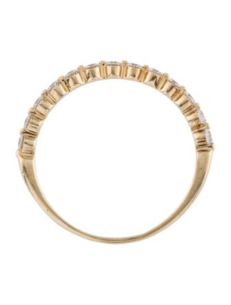 Henri Daussi Diamond Half Eternity Band
