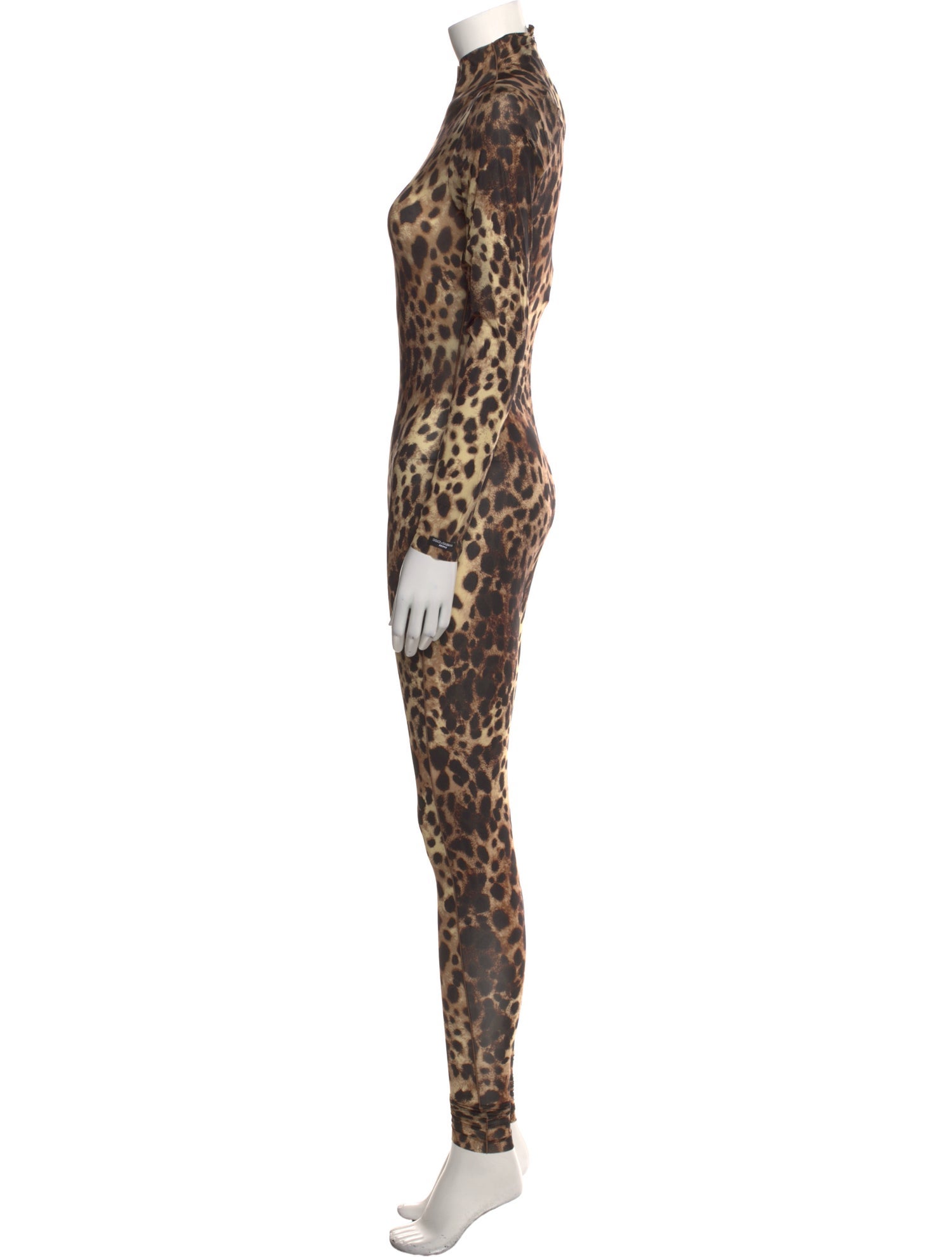 Dolce&Gabbana x Skims Nylon Animal Print Jumpsuit w/ Tags