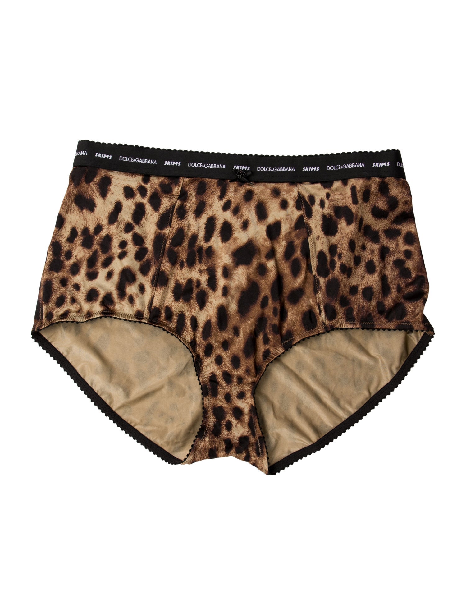 Dolce&Gabbana x Skims Animal Print Mini Shorts w/ Tags
