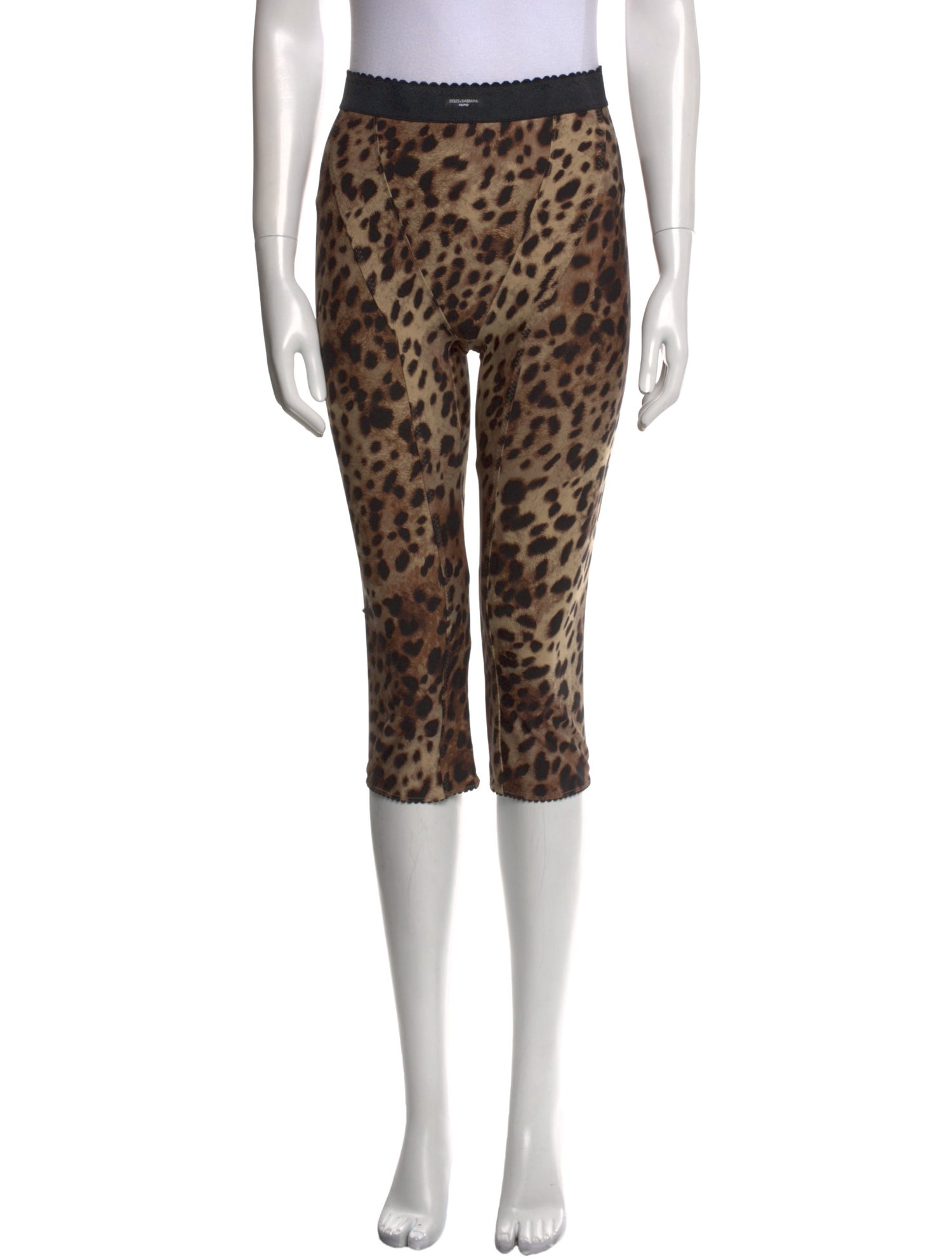 Dolce&Gabbana x Skims Animal Print Straight Leg Pants