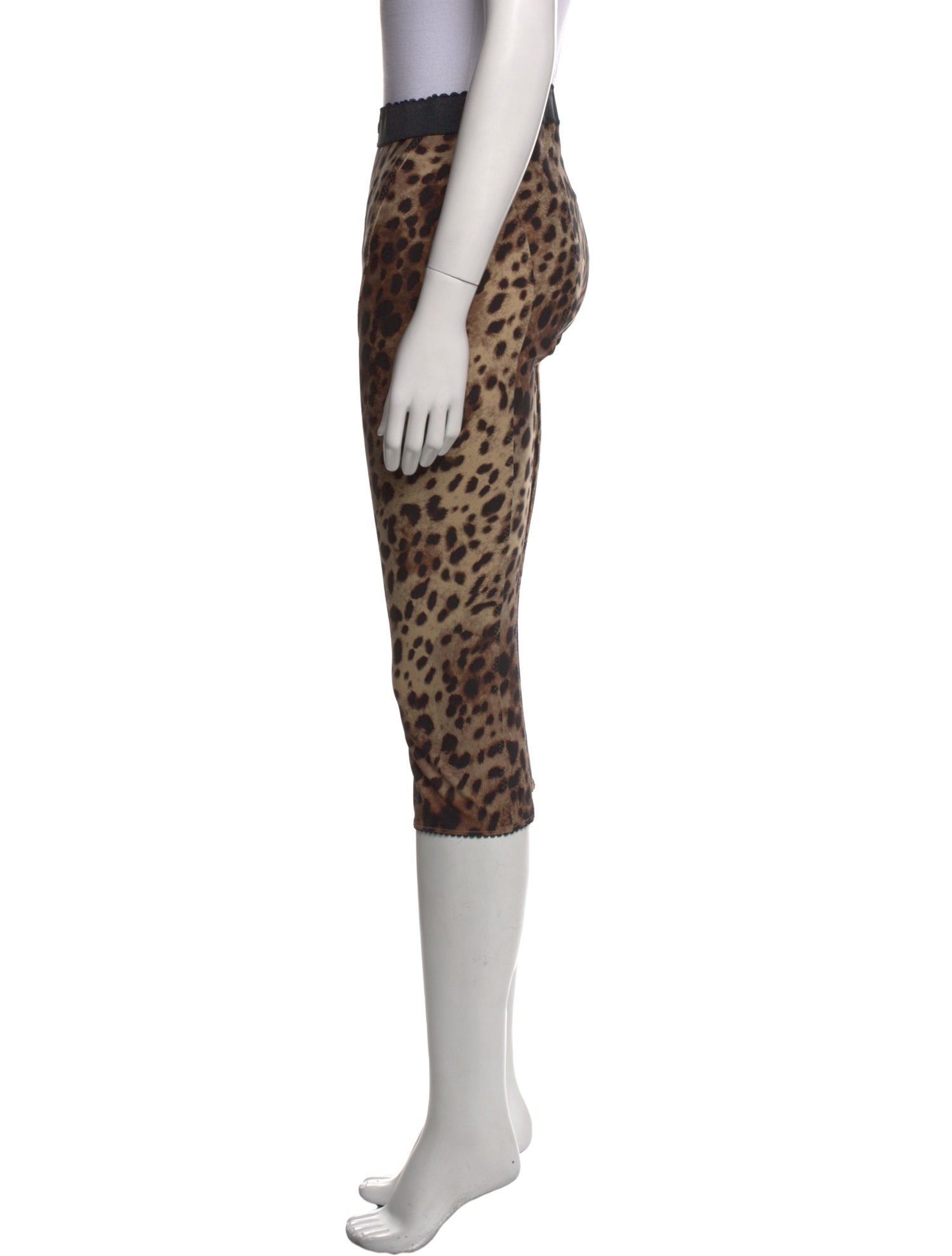 Dolce&Gabbana x Skims Animal Print Straight Leg Pants