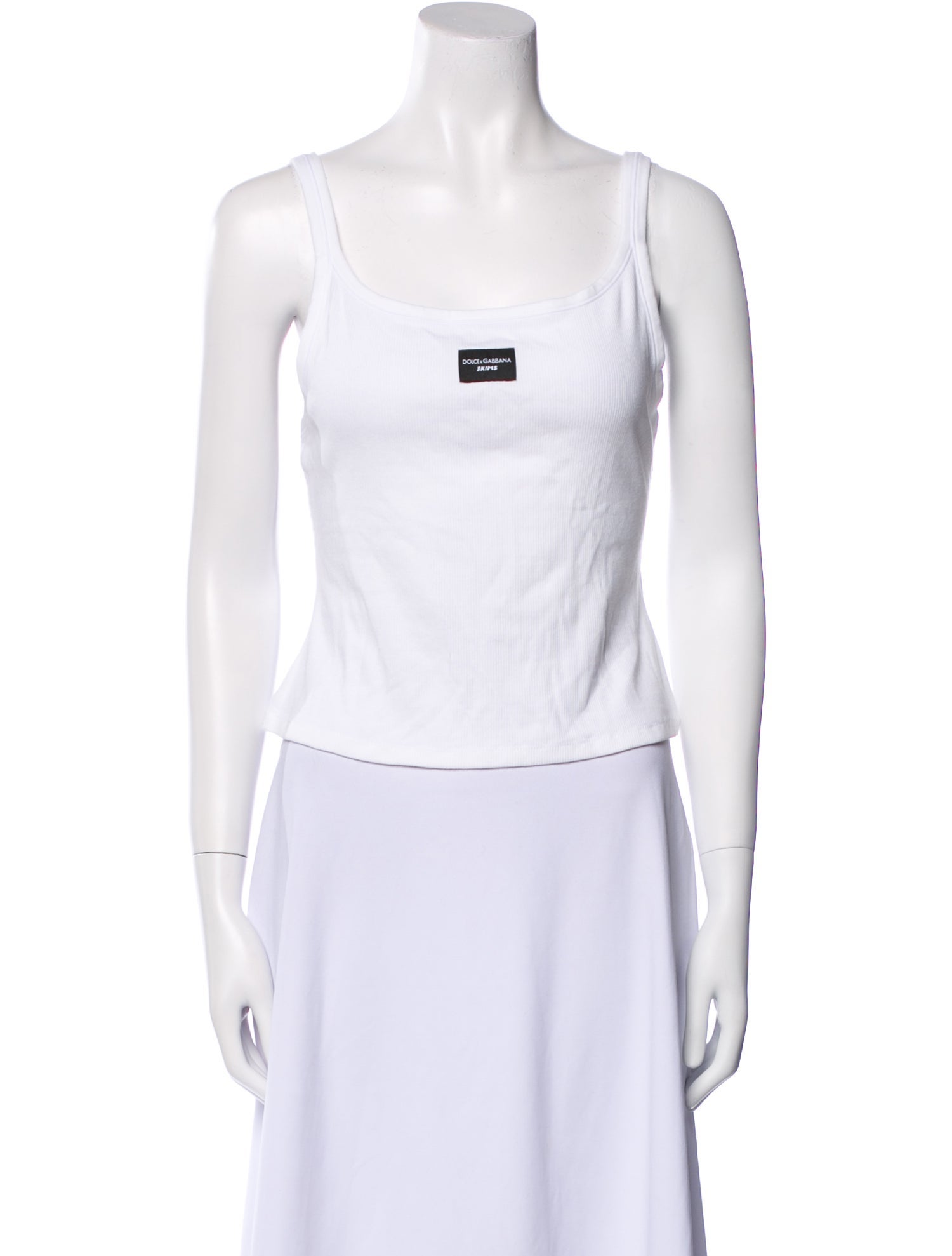 Dolce&Gabbana x Skims Scoop Neck Sleeveless Top w/ Tags