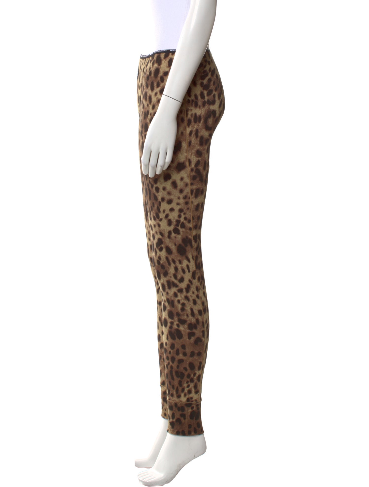 Dolce&Gabbana x Skims Animal Print Skinny Leg Pants