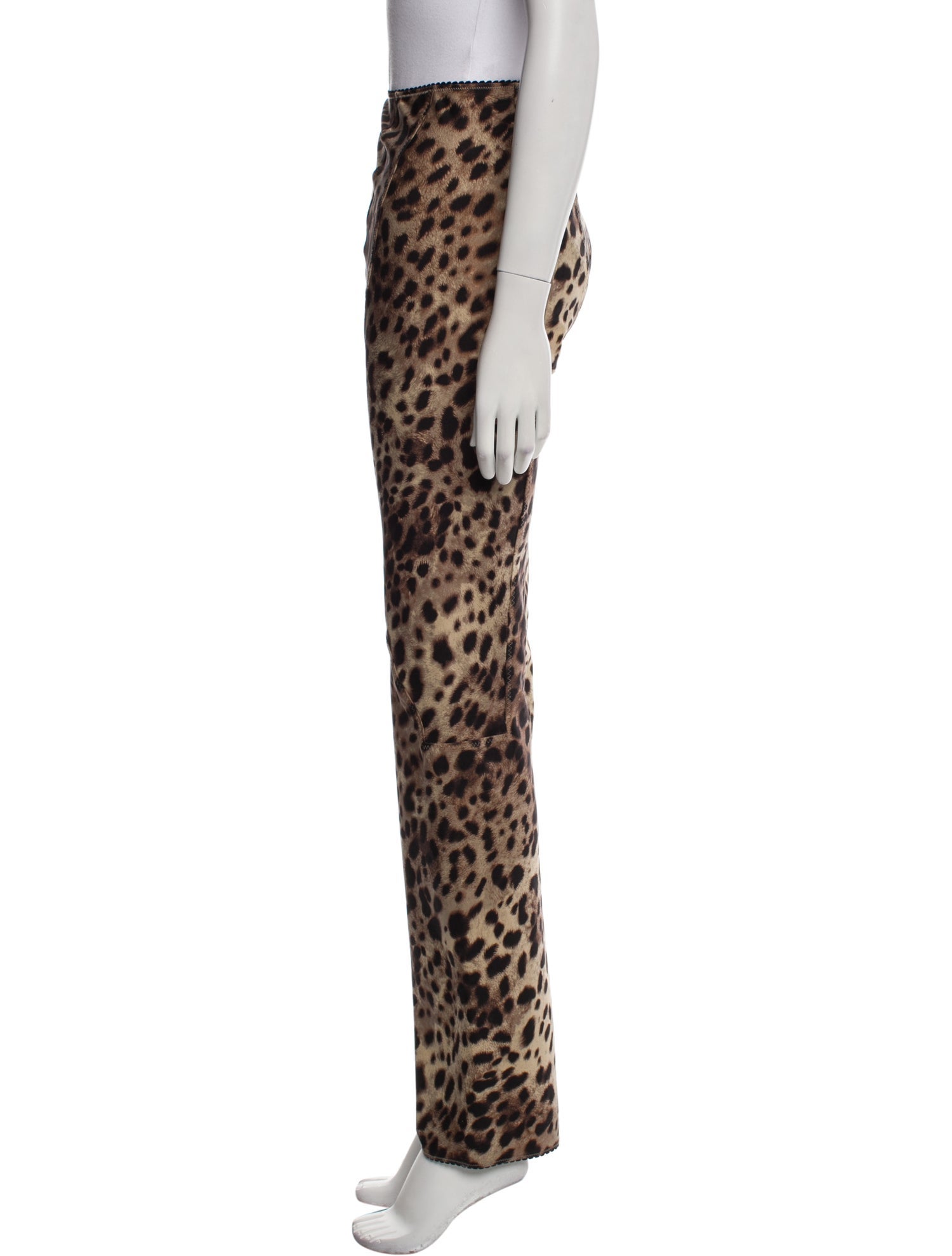 Dolce&Gabbana x Skims Silk Animal Print Nightgown