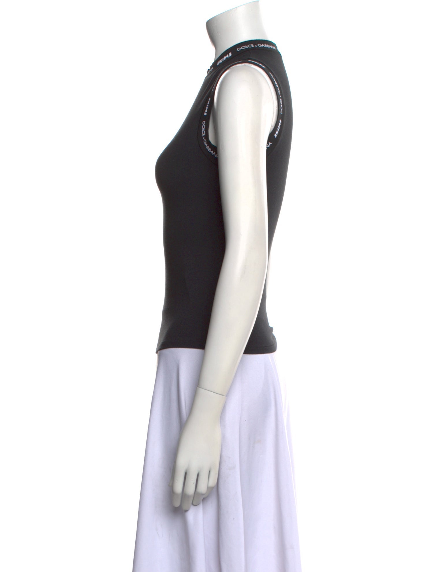 Dolce&Gabbana x Skims Mock Neck Sleeveless Top