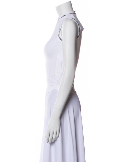 Dolce&Gabbana x Skims Mock Neck Sleeveless Crop Top