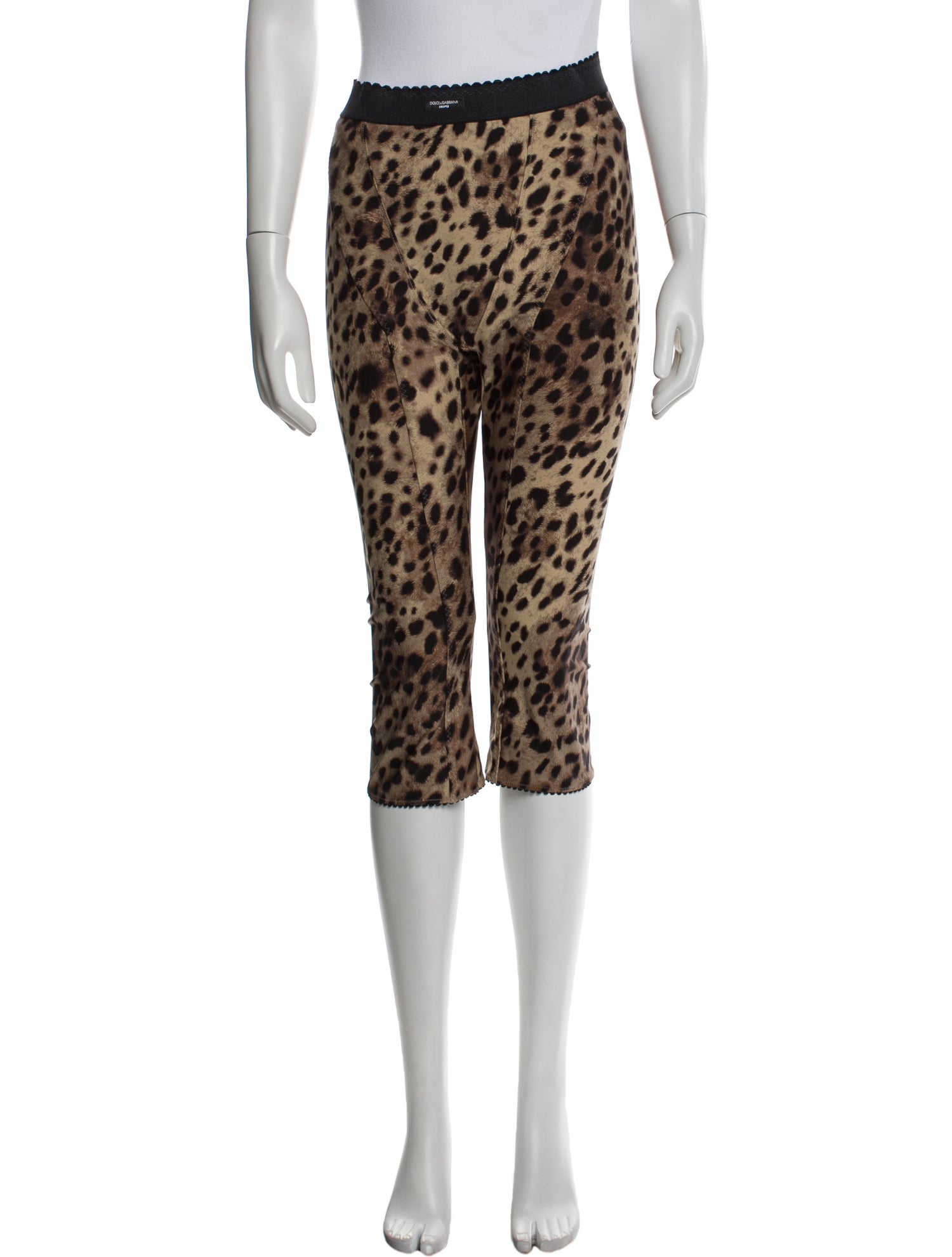 Dolce&Gabbana x Skims Animal Print Straight Leg Pants